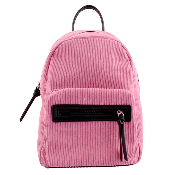 Pink Fabric Fashion Backpack